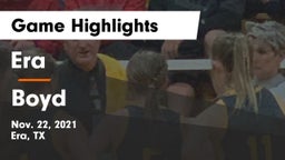 Era  vs Boyd  Game Highlights - Nov. 22, 2021