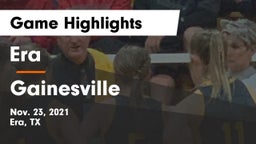 Era  vs Gainesville  Game Highlights - Nov. 23, 2021