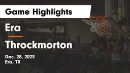 Era  vs Throckmorton  Game Highlights - Dec. 28, 2023