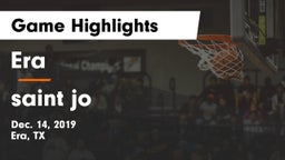 Era  vs saint jo Game Highlights - Dec. 14, 2019