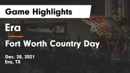 Era  vs Fort Worth Country Day  Game Highlights - Dec. 28, 2021