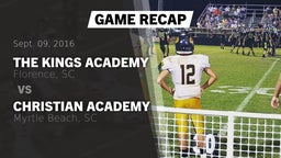 Recap: The Kings Academy vs. Christian Academy  2016
