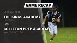 Recap: The Kings Academy vs. Colleton Prep Academy  2016