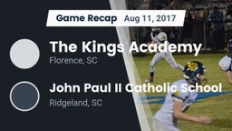 Recap: The Kings Academy vs. John Paul II Catholic School 2017