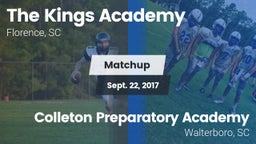 Matchup: The Kings Academy vs. Colleton Preparatory Academy 2017