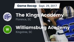 Recap: The Kings Academy vs. Williamsburg Academy  2017