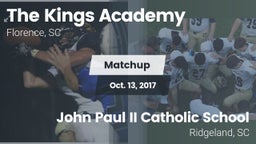 Matchup: The Kings Academy vs. John Paul II Catholic School 2017