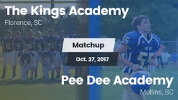 Matchup: The Kings Academy vs. *** Dee Academy  2017