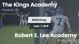 Matchup: The Kings Academy vs. Robert E. Lee Academy 2018