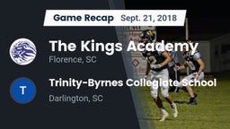 Recap: The Kings Academy vs. Trinity-Byrnes Collegiate School 2018