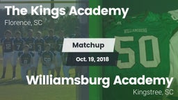 Matchup: The Kings Academy vs. Williamsburg Academy  2018