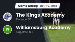 Recap: The Kings Academy vs. Williamsburg Academy  2018