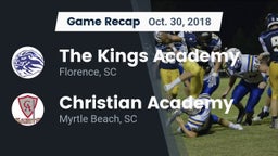 Recap: The Kings Academy vs. Christian Academy  2018