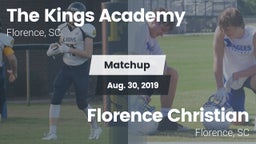 Matchup: The Kings Academy vs. Florence Christian  2019