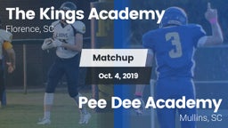 Matchup: The Kings Academy vs. *** Dee Academy  2019