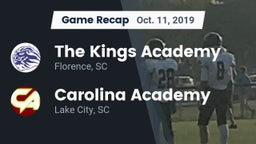Recap: The Kings Academy vs. Carolina Academy  2019