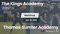 Matchup: The Kings Academy vs. Thomas Sumter Academy 2019