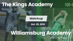 Matchup: The Kings Academy vs. Williamsburg Academy  2019