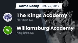 Recap: The Kings Academy vs. Williamsburg Academy  2019