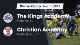 Recap: The Kings Academy vs. Christian Academy  2019