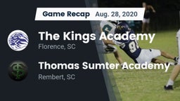 Recap: The Kings Academy vs. Thomas Sumter Academy 2020