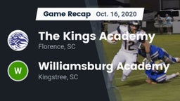 Recap: The Kings Academy vs. Williamsburg Academy  2020
