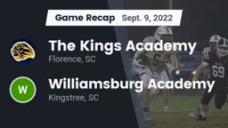 Recap: The Kings Academy vs. Williamsburg Academy  2022