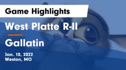 West Platte R-II  vs Gallatin  Game Highlights - Jan. 10, 2022