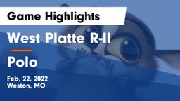 West Platte R-II  vs Polo  Game Highlights - Feb. 22, 2022