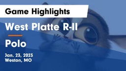 West Platte R-II  vs Polo  Game Highlights - Jan. 23, 2023