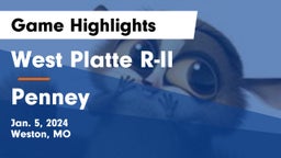 West Platte R-II  vs Penney  Game Highlights - Jan. 5, 2024