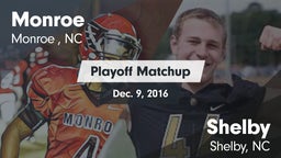 Matchup: Monroe  vs. Shelby  2016