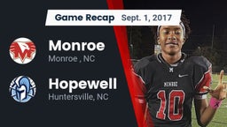 Recap: Monroe  vs. Hopewell  2017