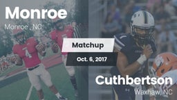 Matchup: Monroe  vs. Cuthbertson  2017