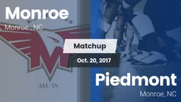 Matchup: Monroe  vs. Piedmont  2017