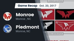 Recap: Monroe  vs. Piedmont  2017