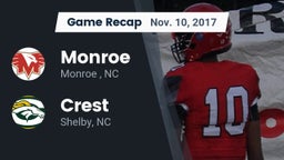 Recap: Monroe  vs. Crest  2017