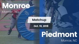 Matchup: Monroe  vs. Piedmont  2018