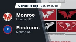 Recap: Monroe  vs. Piedmont  2018