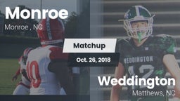 Matchup: Monroe  vs. Weddington  2018