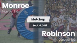Matchup: Monroe  vs. Robinson  2019