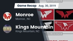 Recap: Monroe  vs. Kings Mountain  2019