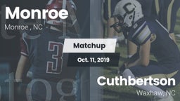 Matchup: Monroe  vs. Cuthbertson  2019