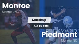 Matchup: Monroe  vs. Piedmont  2019