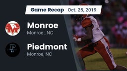 Recap: Monroe  vs. Piedmont  2019