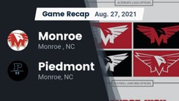 Recap: Monroe  vs. Piedmont  2021