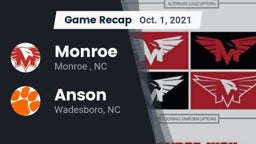 Recap: Monroe  vs. Anson  2021