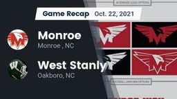 Recap: Monroe  vs. West Stanly  2021