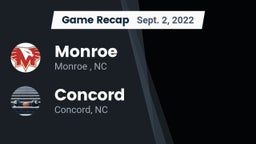 Recap: Monroe  vs. Concord  2022