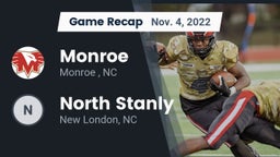 Recap: Monroe  vs. North Stanly  2022